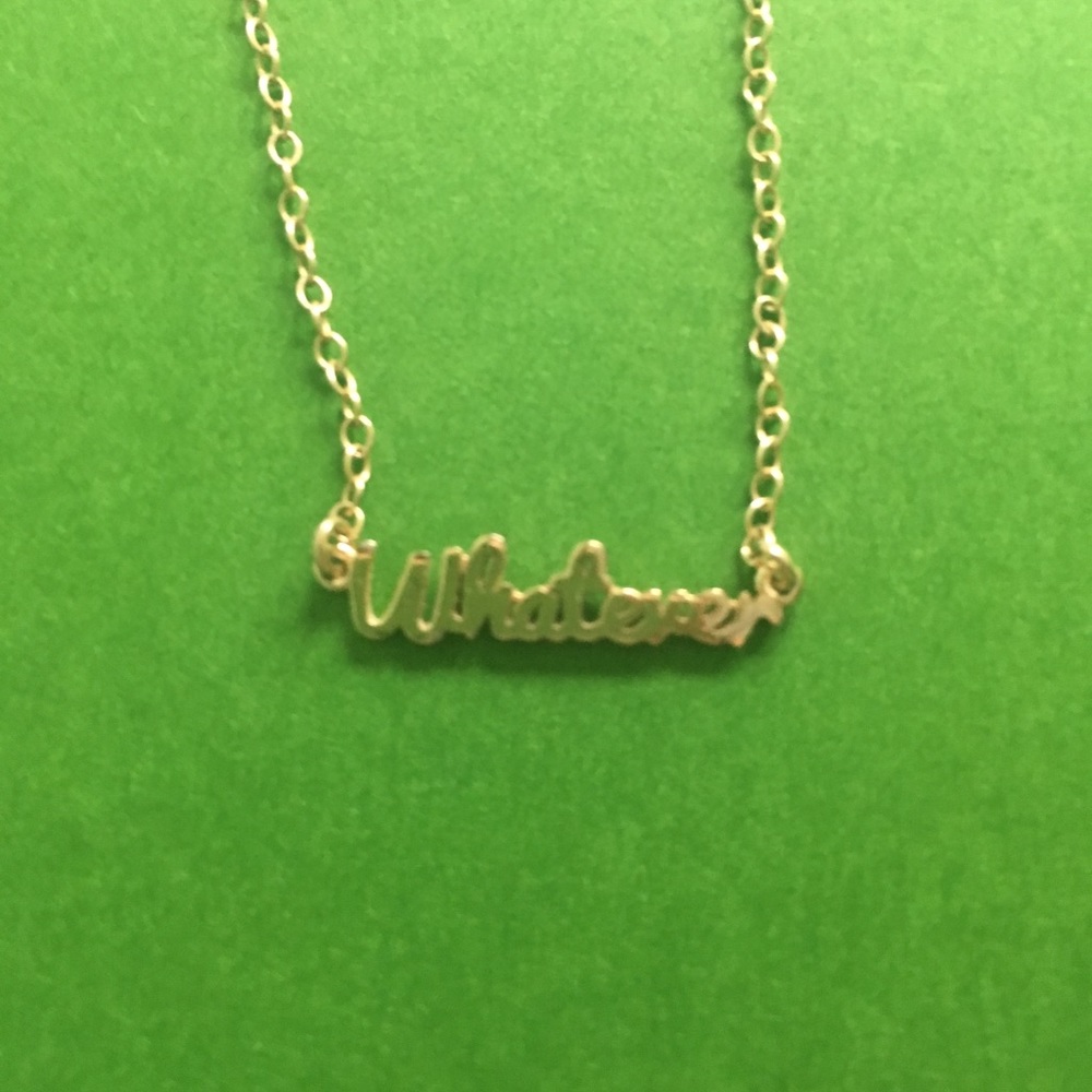 Kris Nations Whatever charm necklace